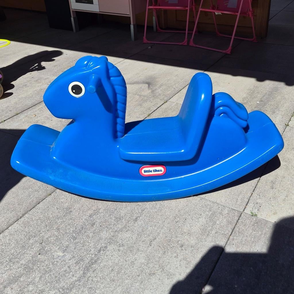 Little Tikes Blauw Schommelspeelgoed Paard, Kinderen en Baby's, Ophalen of Verzenden, Gebruikt, Jongen of Meisje