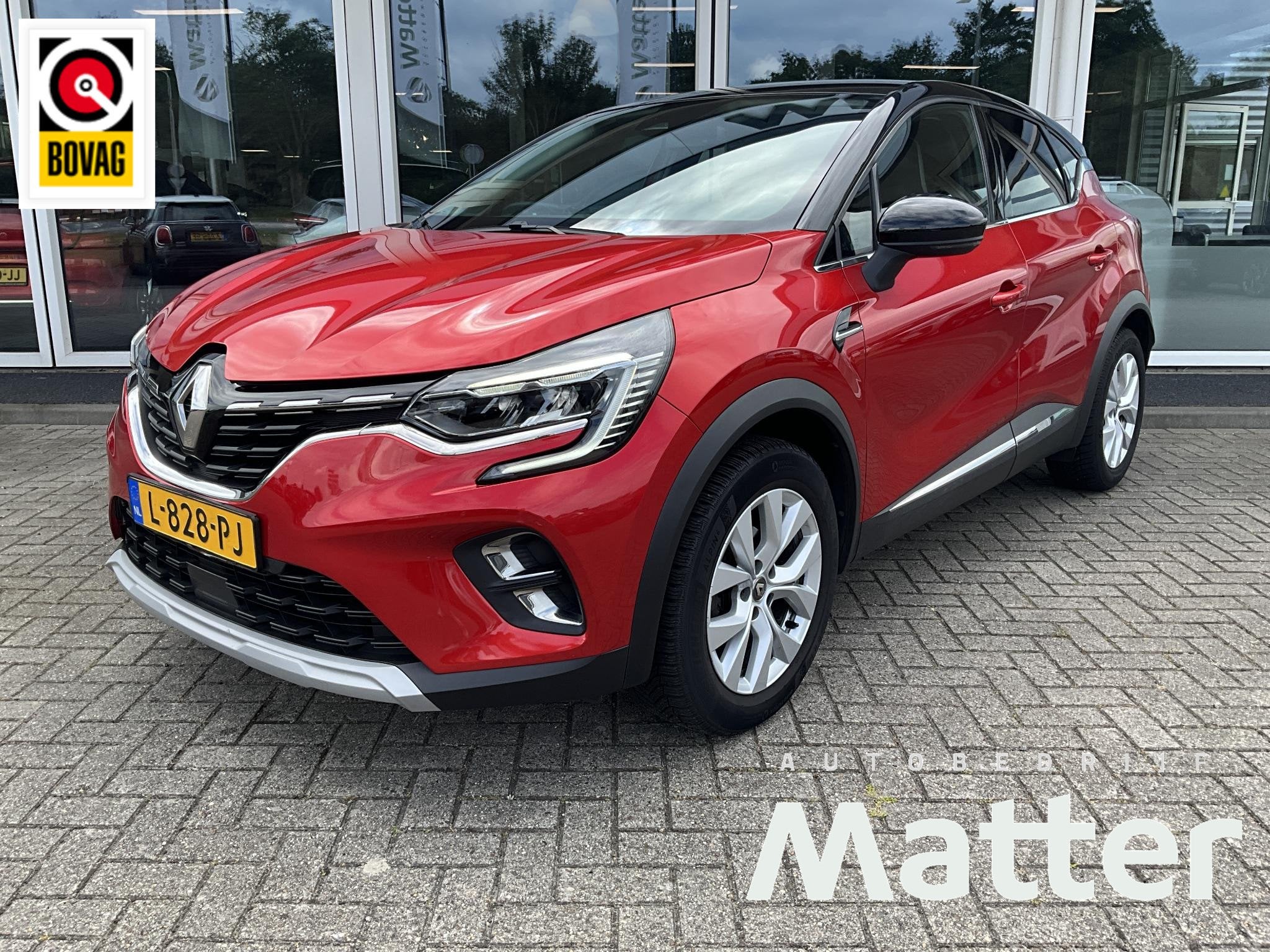 Renault Captur 1.0 TCe 90 Intens, Voorwielaandrijving, Gebruikt, Met garantie (alle), Leder en Stof