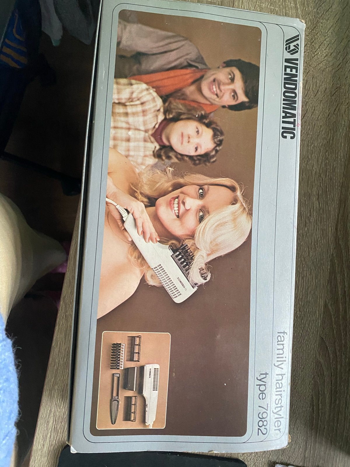 Vintage Vendomatic Family Hairstyler Type 7982, Ophalen of Verzenden, Zo goed als nieuw, Föhn of Haardroger