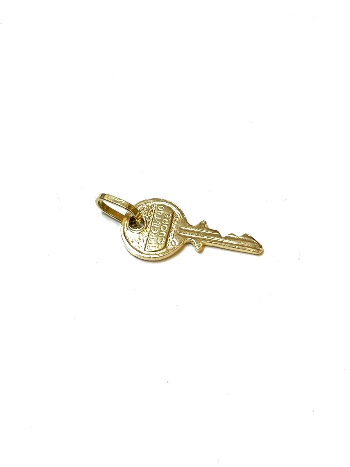 18k gouden sleutel hanger, Overige voorstellingen, -, -, Ophalen of Verzenden