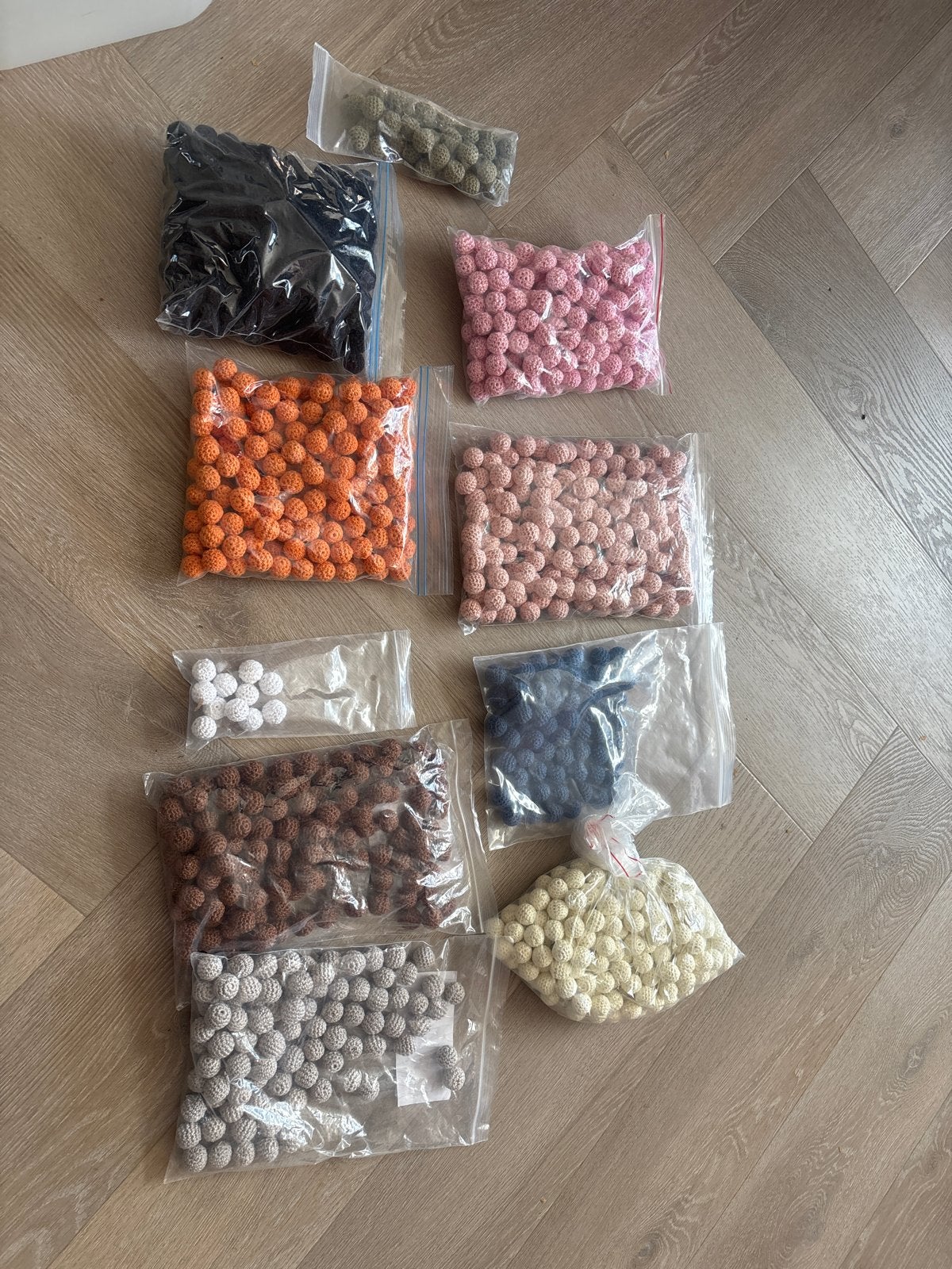 Gehaakte kralen - Diverse kleuren (15mm), Ophalen of Verzenden, Nieuw, Kraal