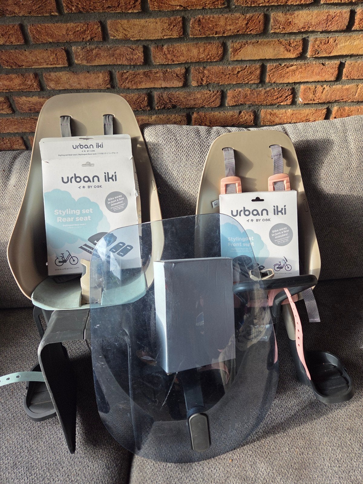 Urban Iki Fietszitjes: Voorzitje, Achterzitje & Accessoires, Ophalen, Gebruikt, Achterzitje, Urban Iki