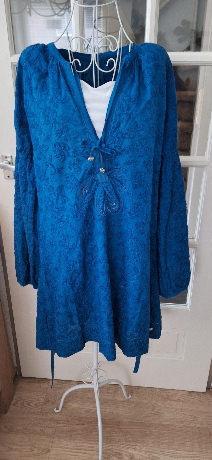 🌹Prachtige  jurk van Didi nieuw petrol/ blauw mt L🌹, 🌹DiDI🌹, Blauw, Maat 42/44 (L), Ophalen of Verzenden