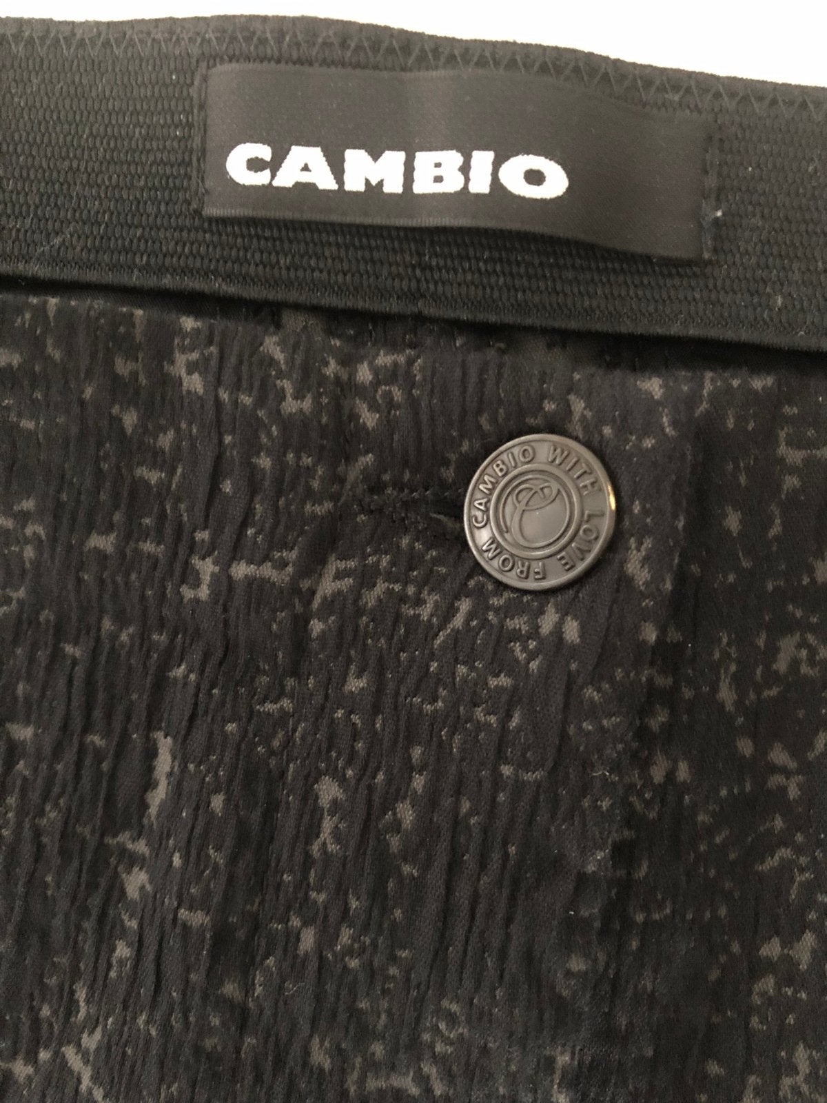 Nieuw Cambio Ros broek zwart grijs d40 42 xl, Verzenden, Maat 42/44 (L), Nieuw, Grijs