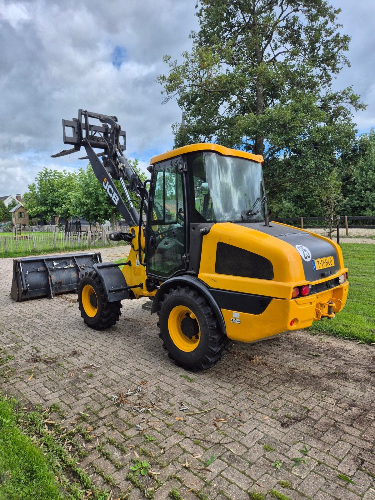 shovel wiellader jcb type 406, Ophalen, Wiellader of Shovel