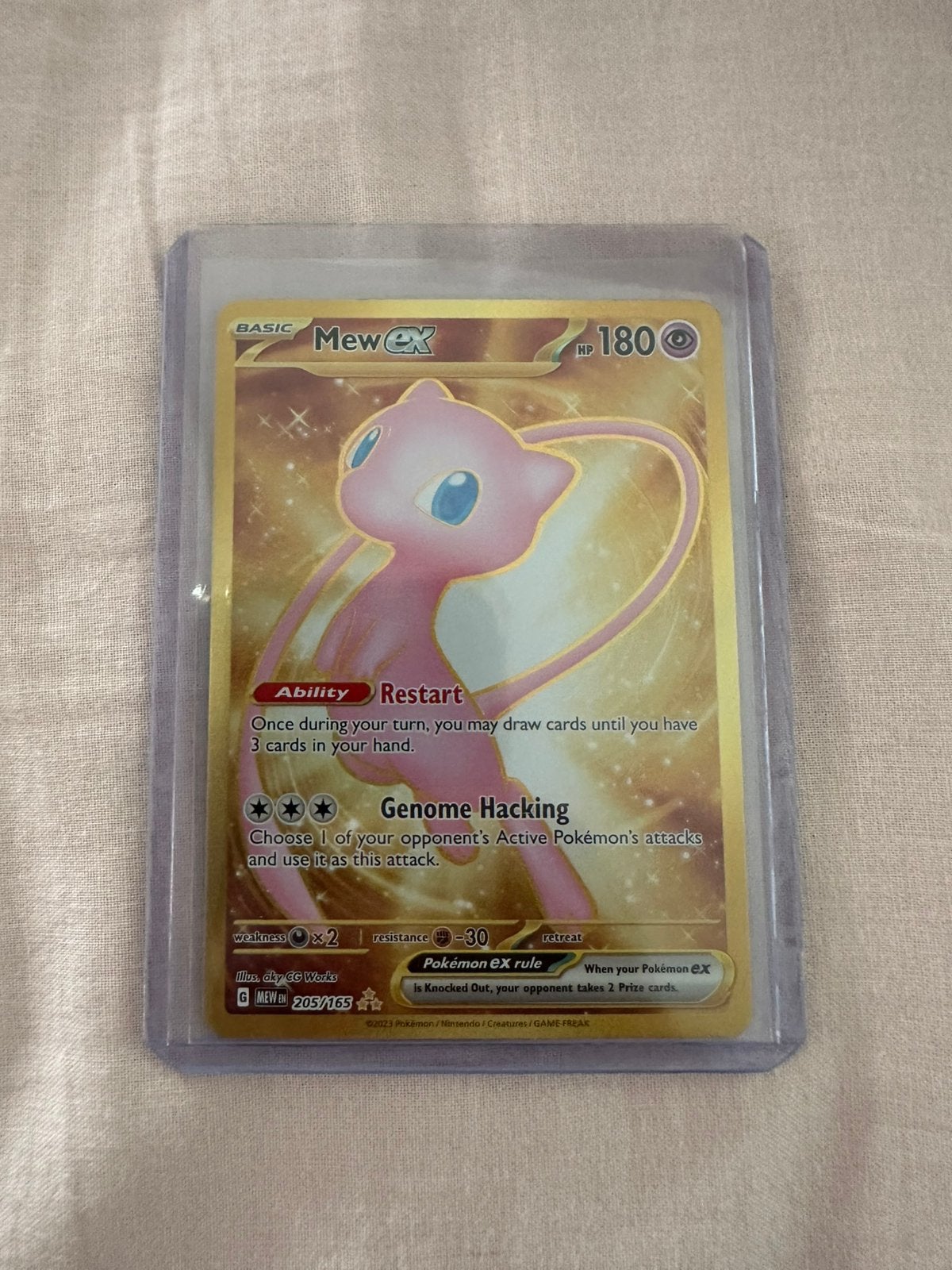 Mew ex (MEW 205), Ophalen, Zo goed als nieuw