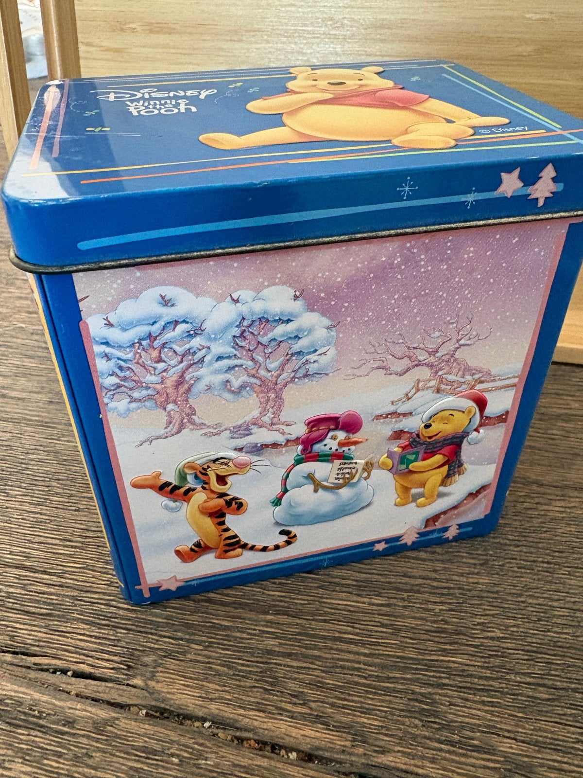 Disney Winnie de Poeh Muziekdoos Blik - Seizoenen, Verzamelen, Verzenden, Winnie de Poeh of vrienden, Zo goed als nieuw, Overige typen
