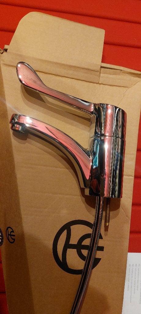 Kludi MEDI CARE, 1 hendel, wastafelkraan, type 341120524., Ophalen of Verzenden, Nieuw, Chroom, Kraan