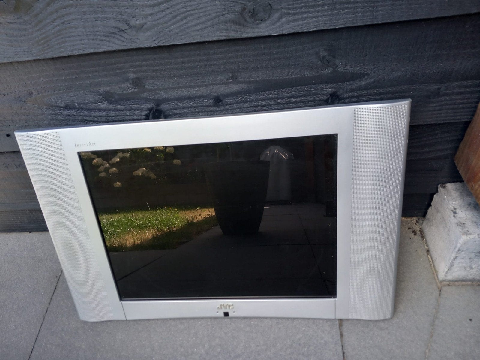 JVC LCD TV met standaard en muurbeugel, Gebruikt, 40 tot 60 cm, Ophalen, Overige merken