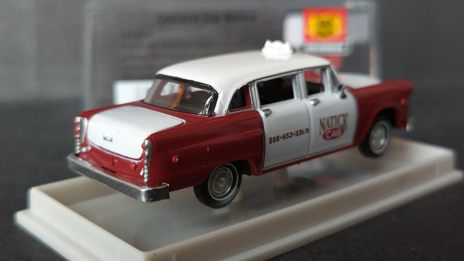 Checker Cab Taxi Natick 1:87 H0 Brekina Pol, Auto, Verzenden, Nieuw, M