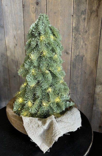 Nobilis kunstkerstboom met verlichting, Diversen, -, -, Nieuw, Ophalen of Verzenden