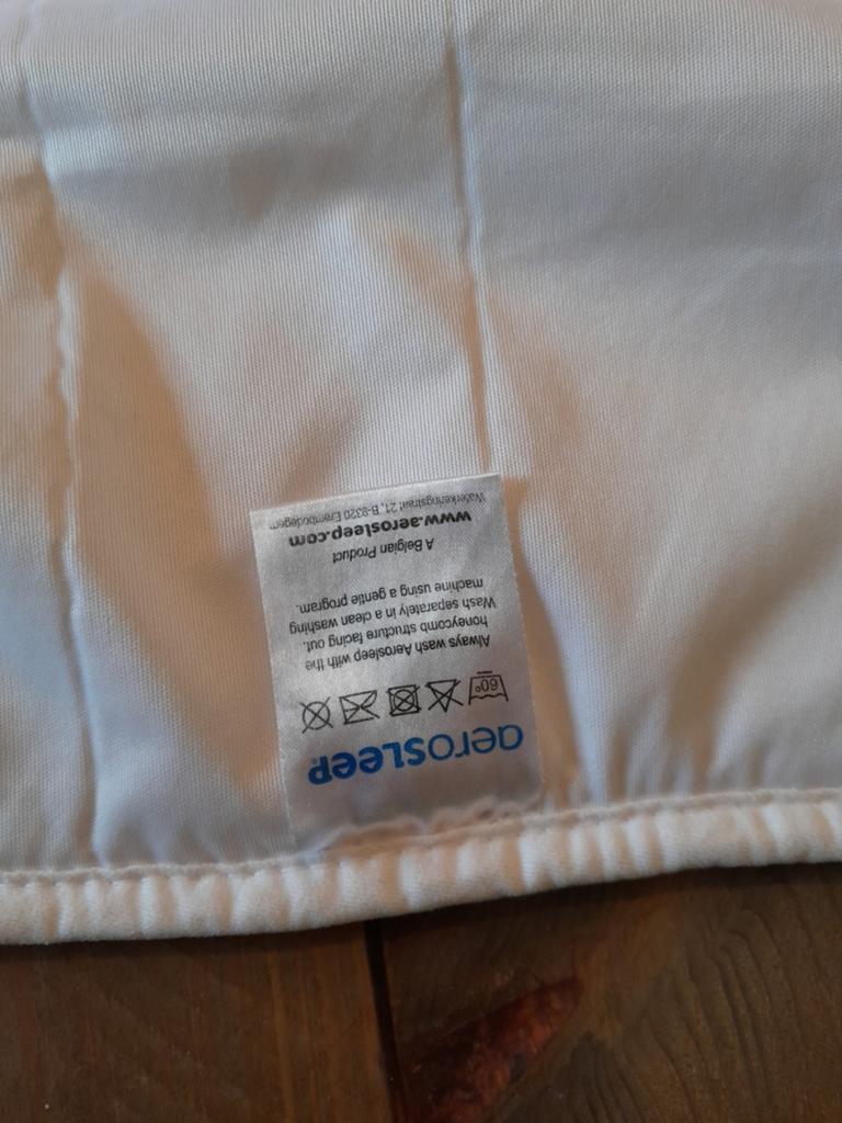 Aerosleep matrasbeschermer topper safesleep juniorbed, Kinderen en Baby's, Kinderkamer | Beddengoed, Jongetje of Meisje, Wit, Overige typen