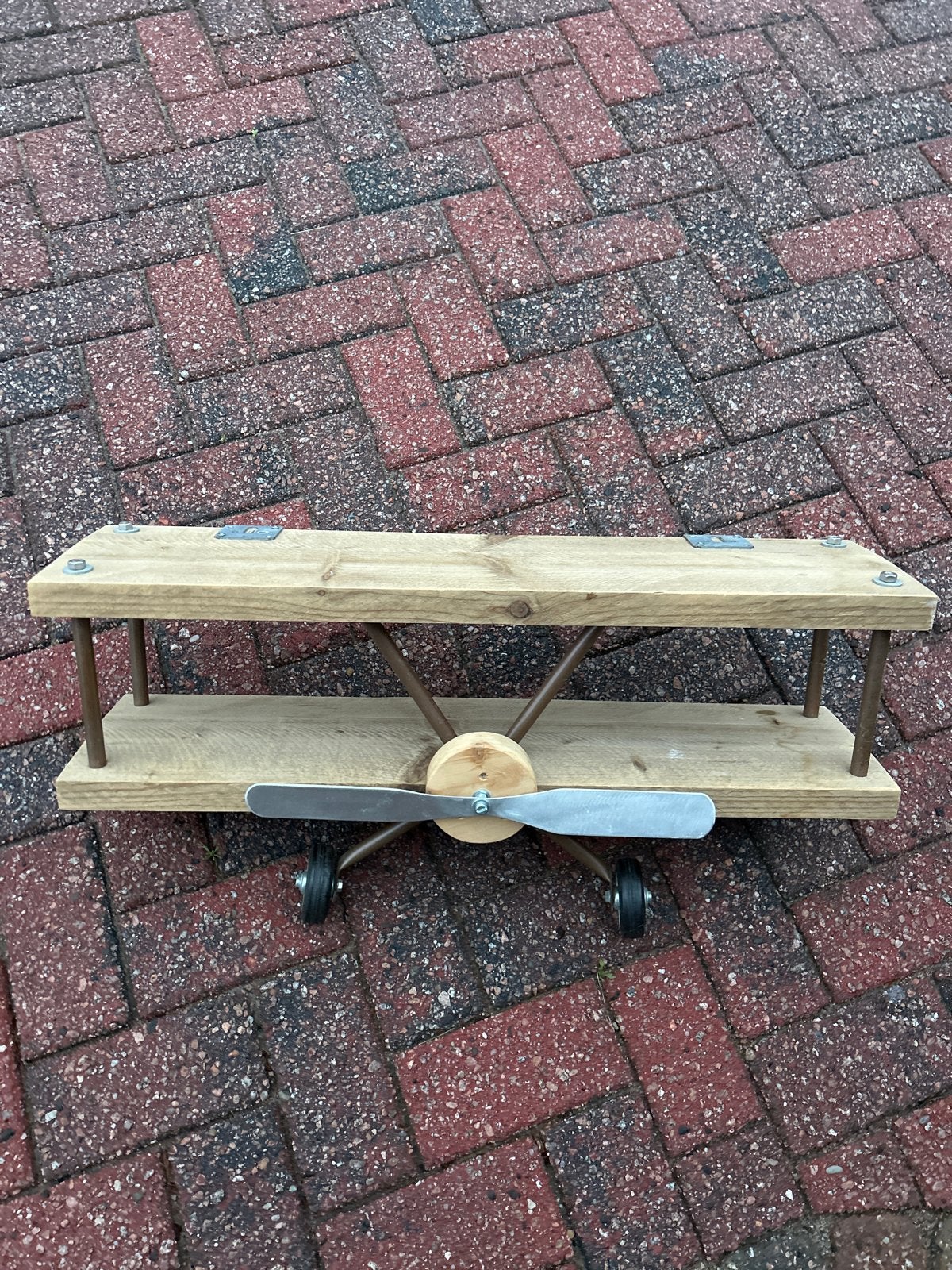 Houten Vliegtuig Decoratie / Boekenplank, Ophalen, Zo goed als nieuw