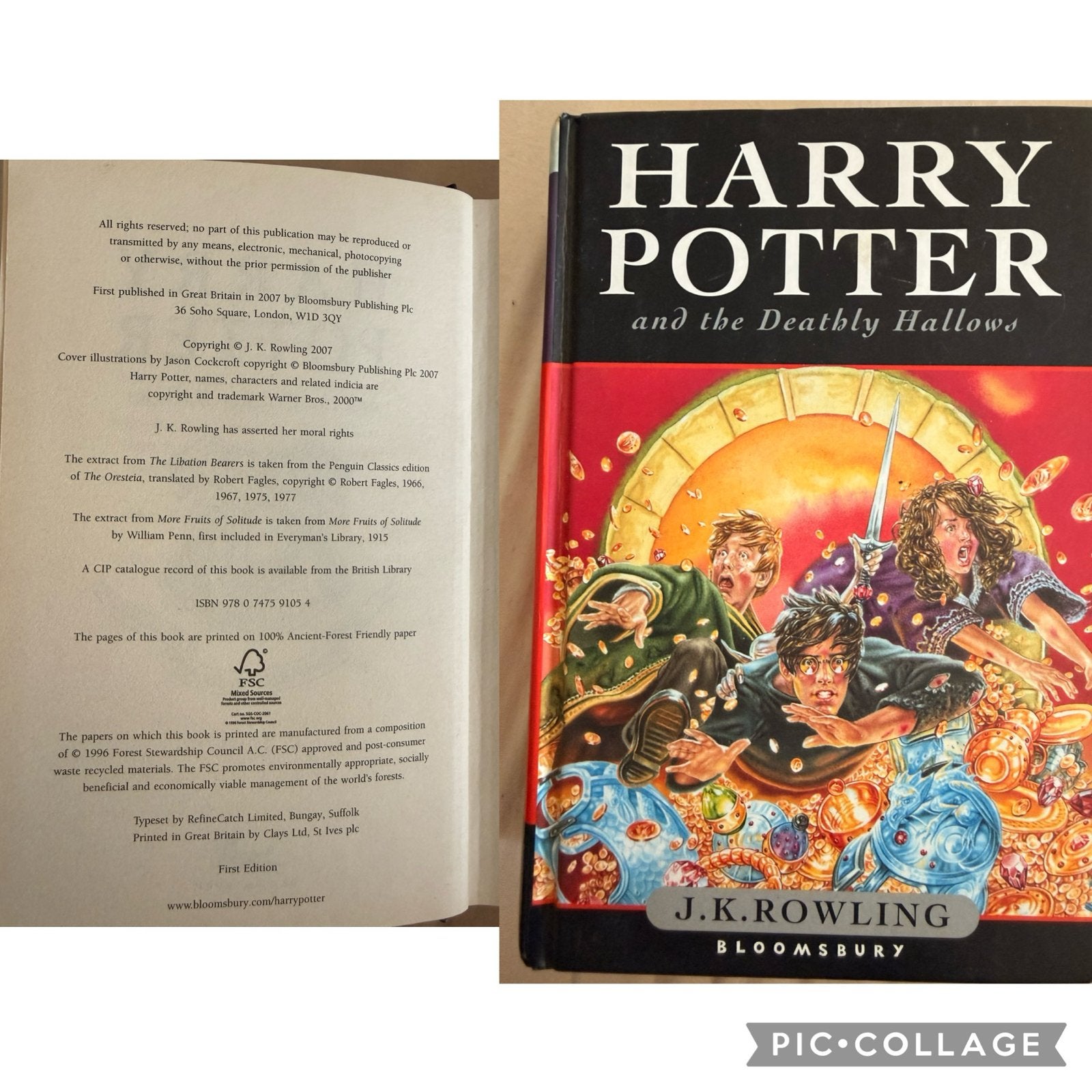 Harry Potter en de Relieken des Doods - Eerste Editie, Boeken, Ophalen of Verzenden, Zo goed als nieuw