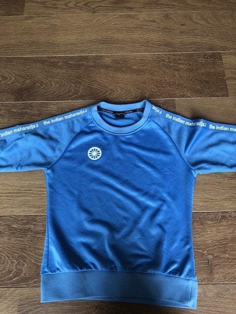 Sporttrui The Indian Maharadja, Blauw, Overige typen, Ophalen of Verzenden, Zo goed als nieuw