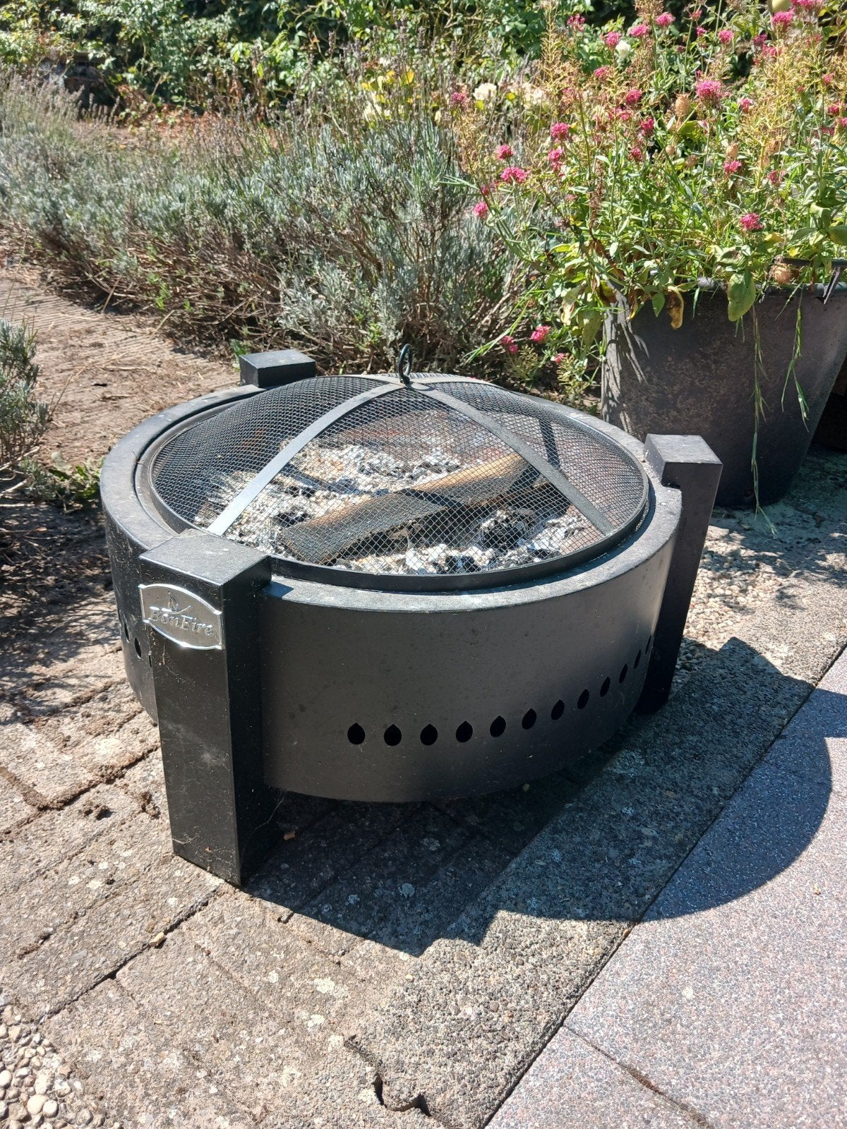 vuurplaat/bbq, Ophalen
