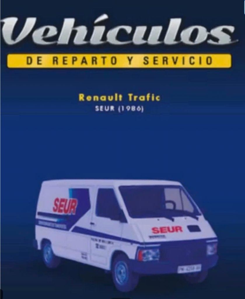 Renault Trafic 1986 SEUR schaal 1/43 reparto / servicio # 39, Verzenden, Nieuw, Auto, Overige merken