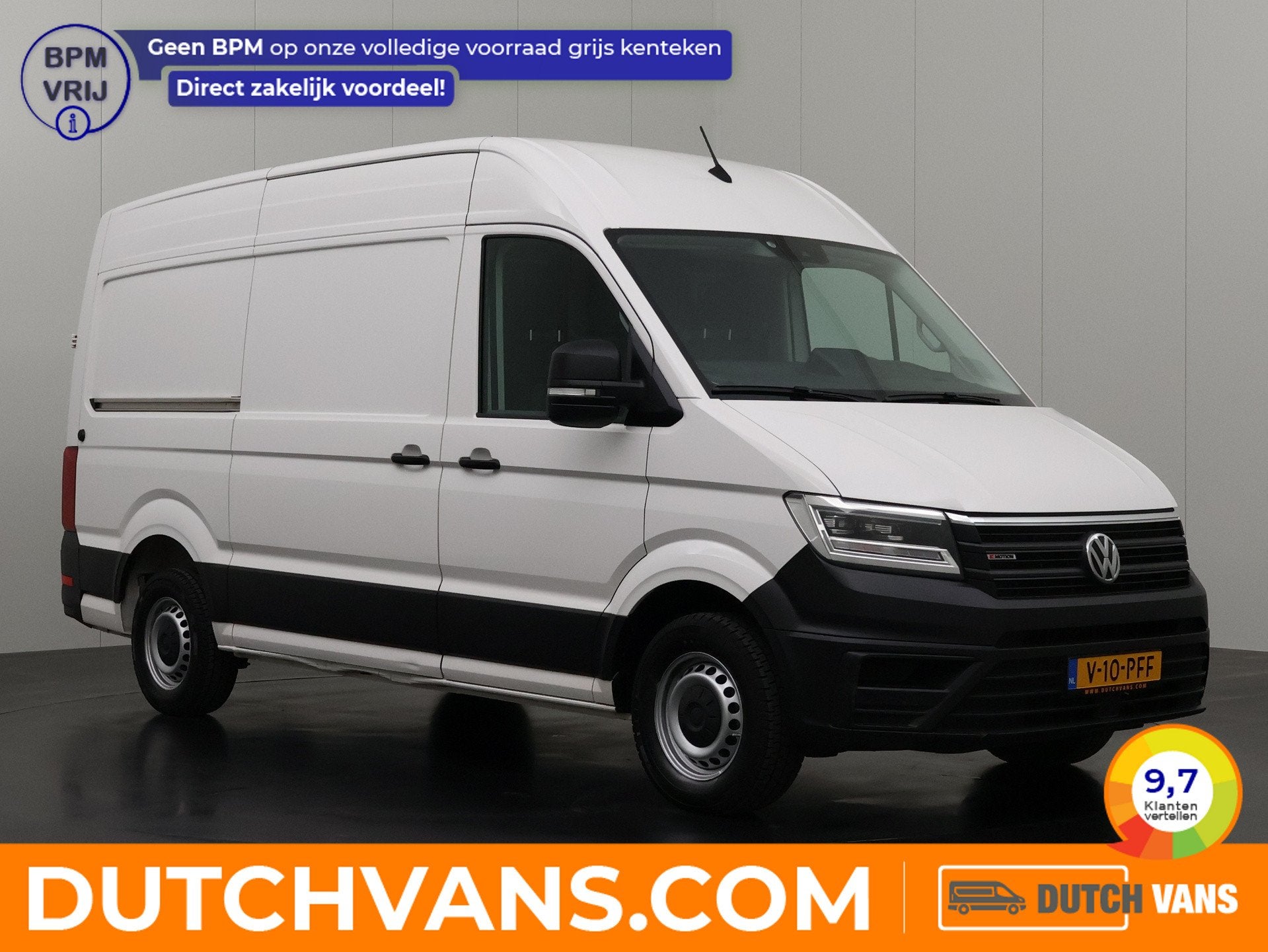 Volkswagen Crafter 2.0TDi 177PK Automaat 4 Motion | 4x4 | Le, Auto's, Bestelauto's, Automaat, 3000 kg, Stof, Gebruikt