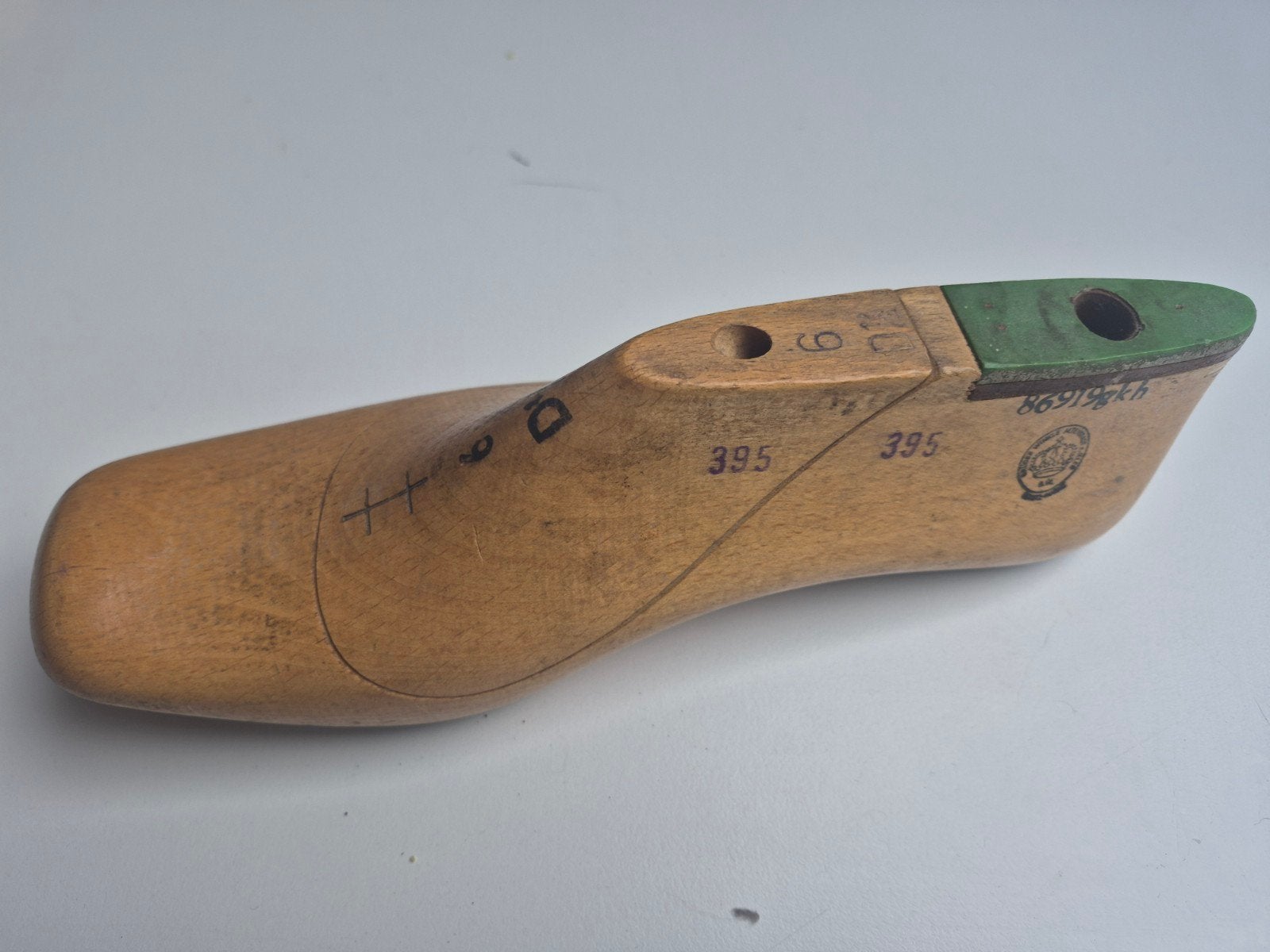 Oude houten schoenenleest, Ophalen of Verzenden