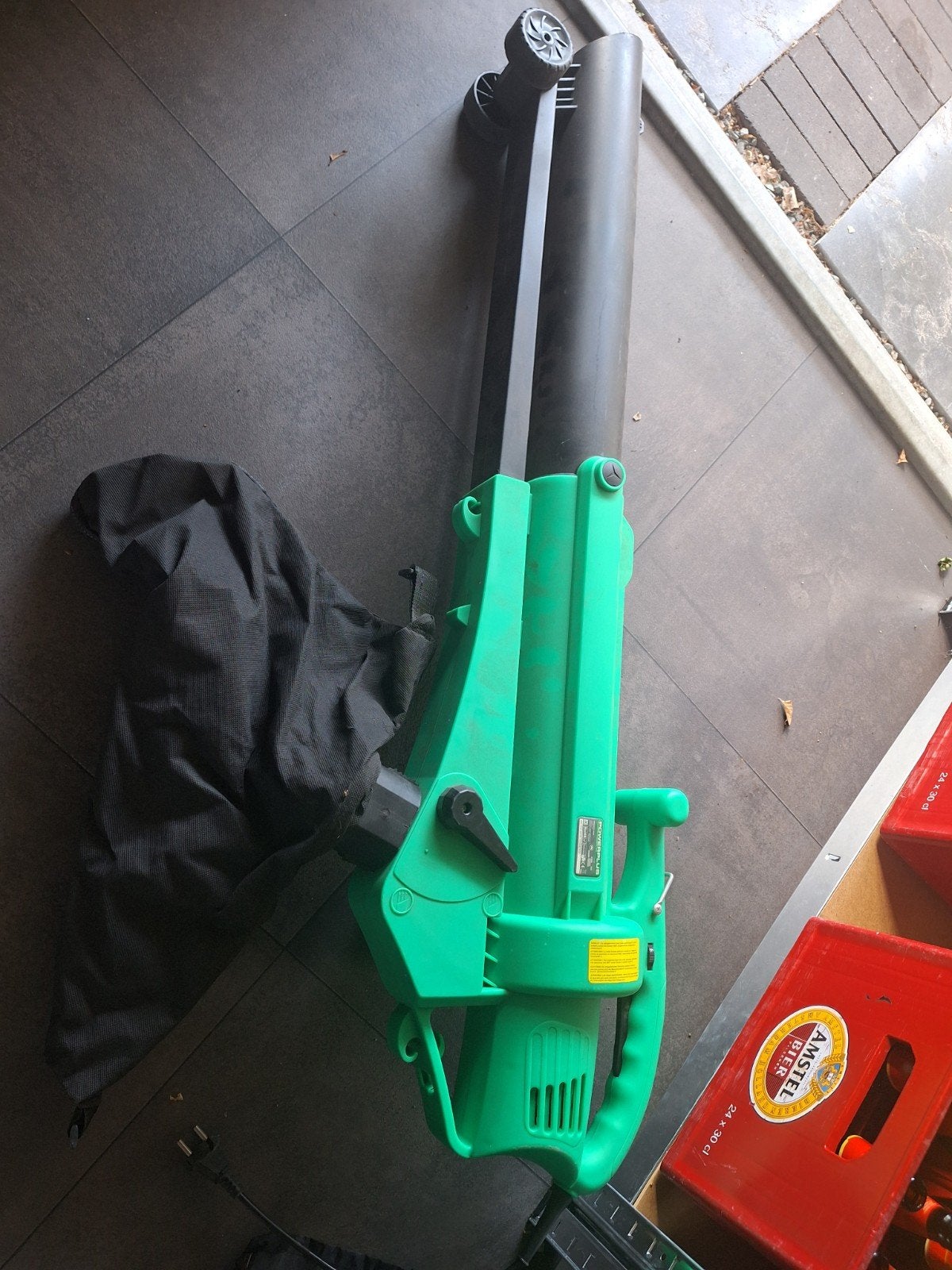 Powerplus bladblazer/zuiger met opvangzak., Ophalen, Zo goed als nieuw, Powerplus, Met opvangzak