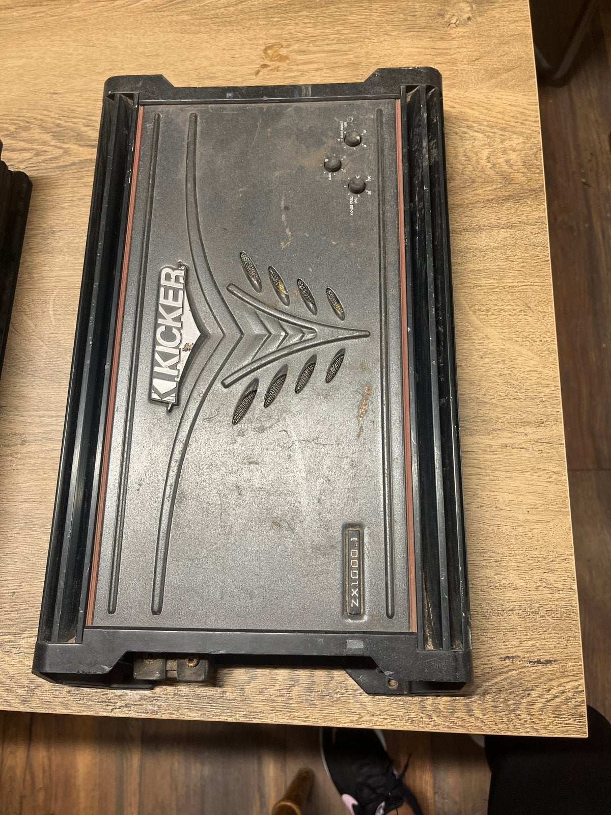 Kicker ZX1000.1 Monoblock Versterker - Gebruikt, 120 watt of meer, Ophalen, Overige merken, Gebruikt