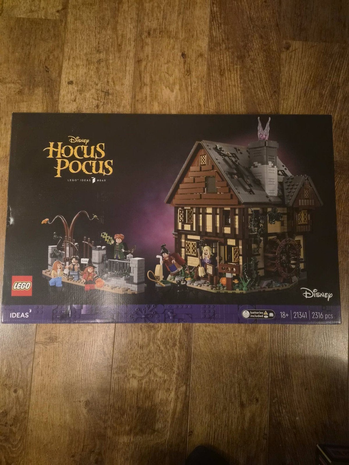LEGO Ideas Disney Hocus Pocus: Het Sanderson Zusters' Huis, Lego, Ophalen of Verzenden, Zo goed als nieuw, Compleet