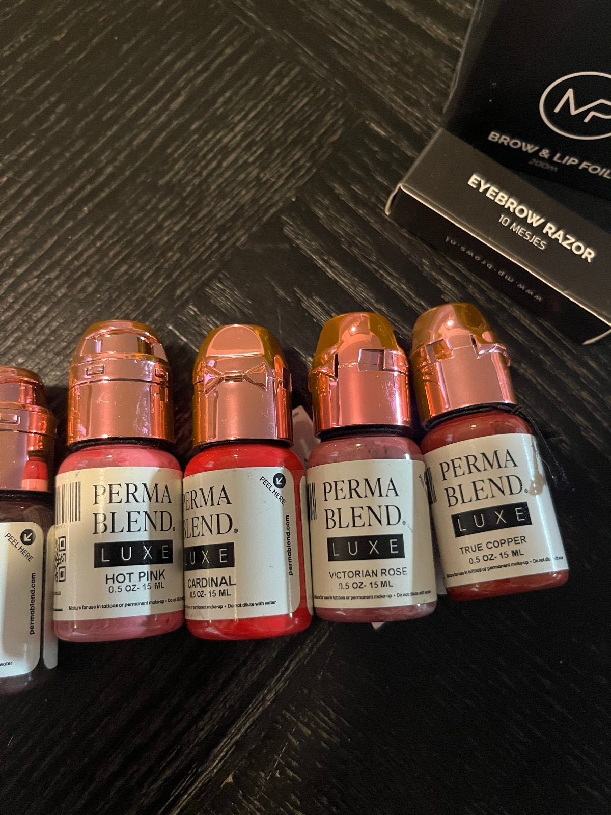 Complete set voor permanente make-up (PMU), Overige kleuren, Gehele gezicht, Ophalen of Verzenden, Zo goed als nieuw