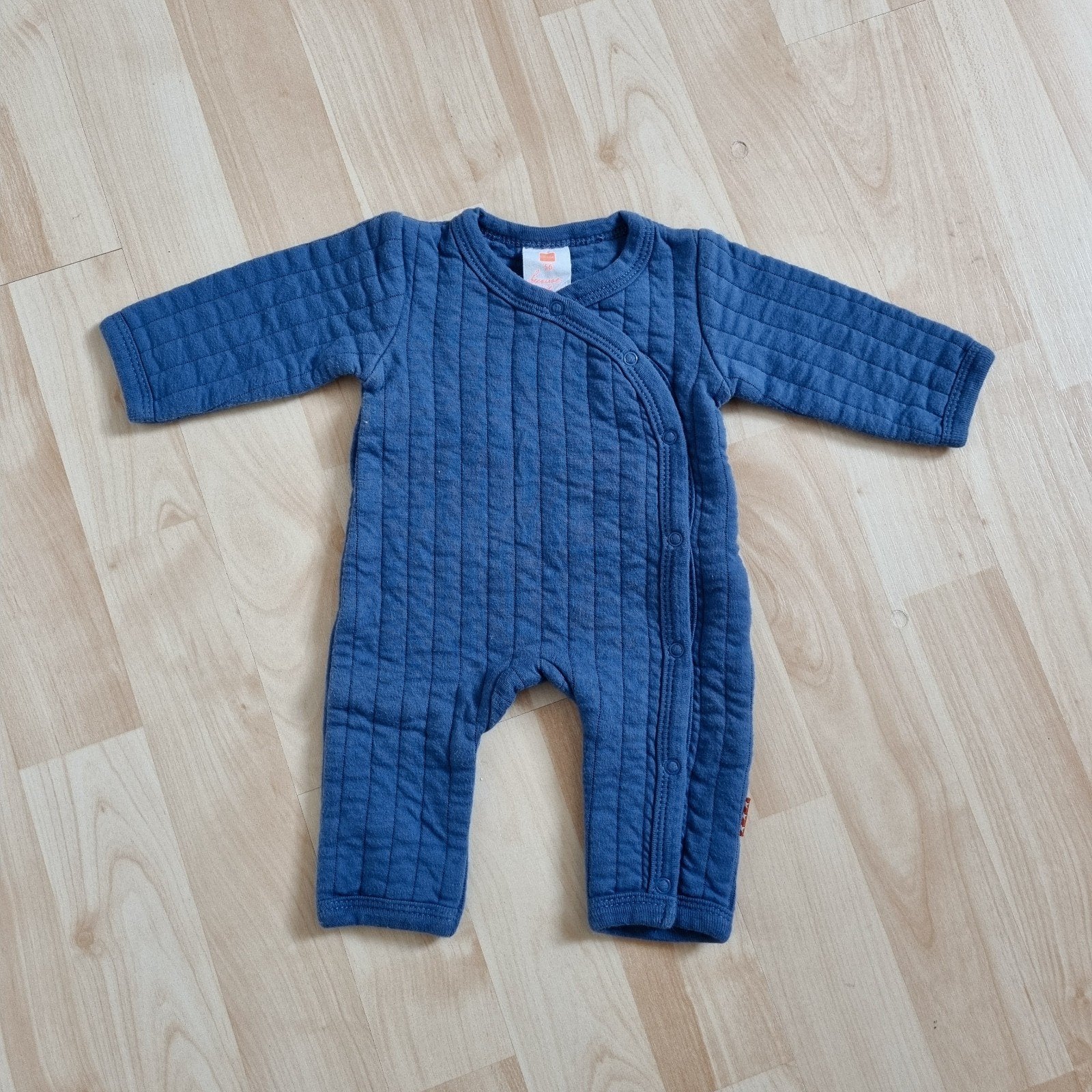 Blauw hema boxpakje met drukknopen maat 56, Kinderen en Baby's, Babykleding | Maat 56, Ophalen of Verzenden, Hema, Jongetje of Meisje