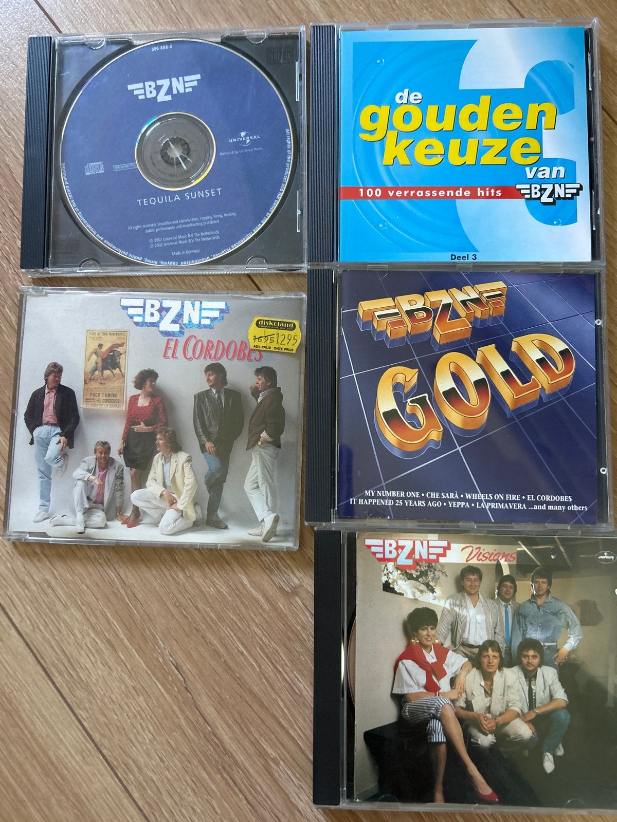 BZN CD Collectie: Tequila Sunset, Gold, El Cordobes, Visions, Cd's en Dvd's, Gebruikt, Ophalen of Verzenden, Pop, Inclusief doosje