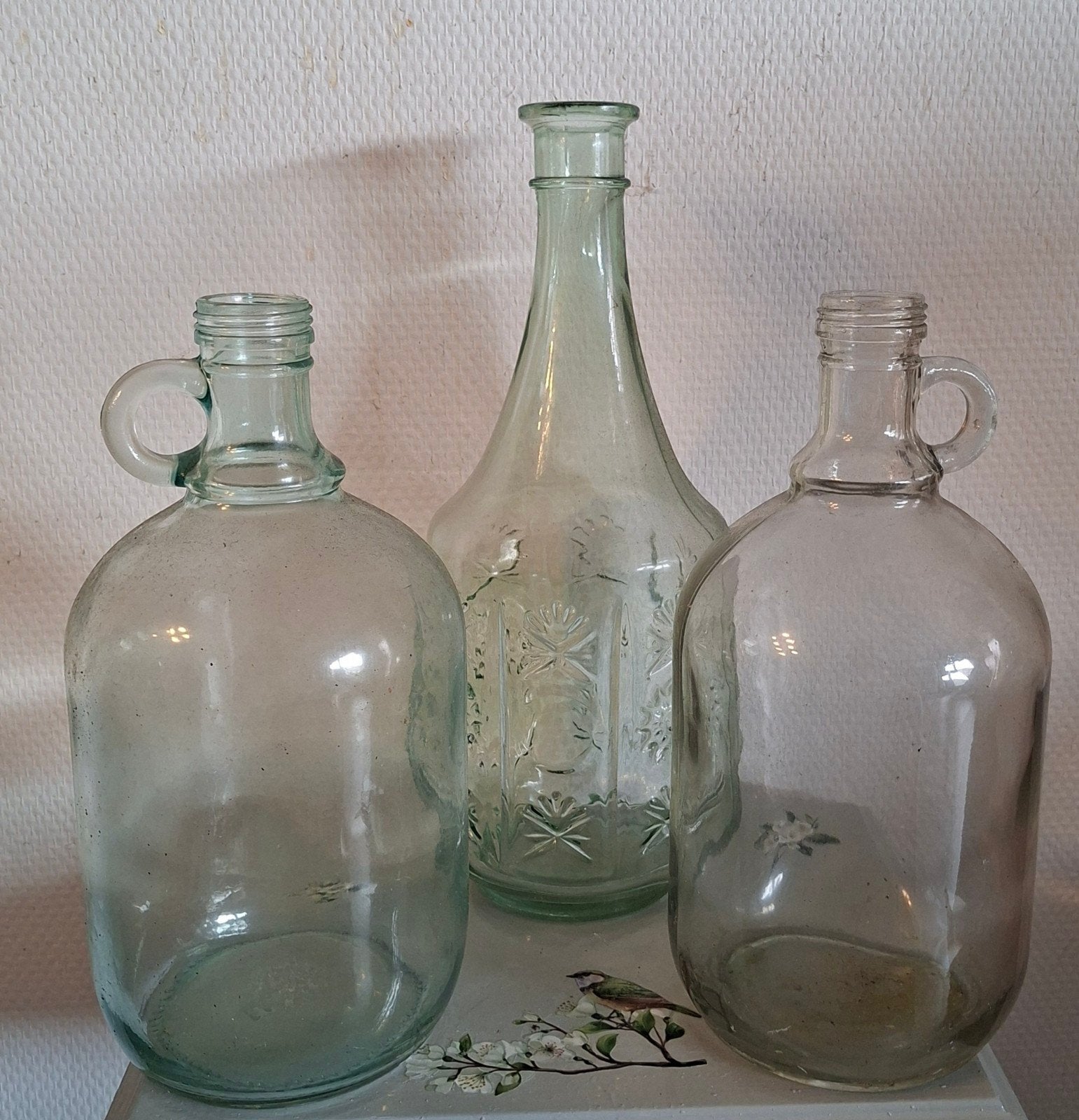 3 mooie decoratieflessen, Ophalen of Verzenden, Zo goed als nieuw