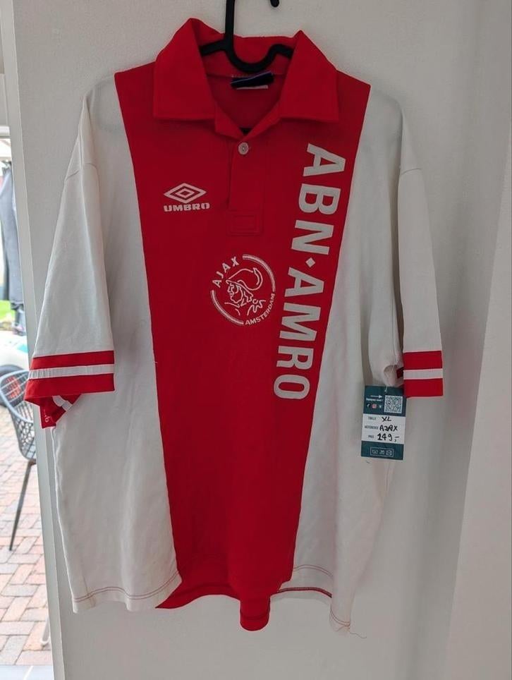 Ajax thuisshirt 1993 Umbro XL authentieke vintage, zeldzaam, Maat XL, Verzenden, Zo goed als nieuw, Shirt