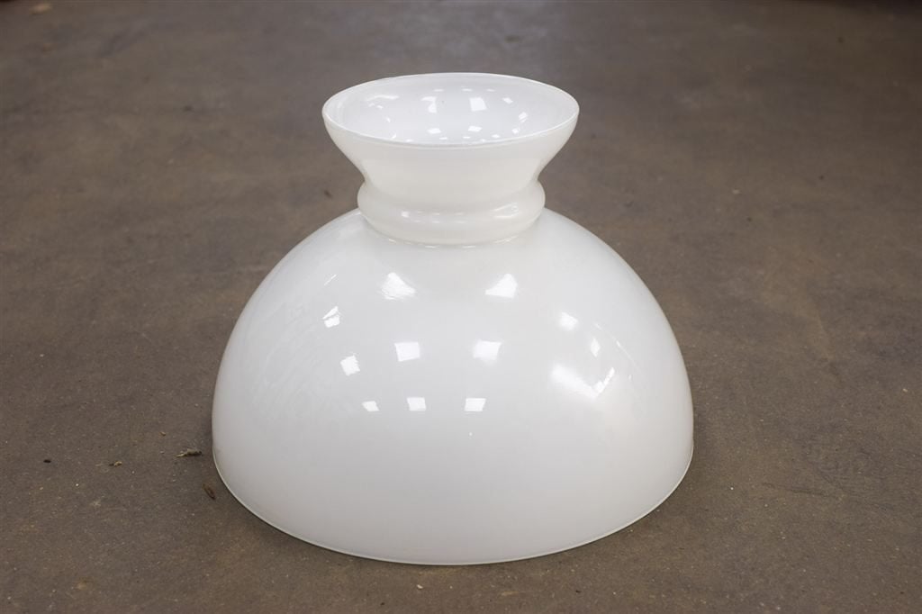 Opaline Lampenkap 45508, Ophalen of Verzenden, Gebruikt, Wit, Rond