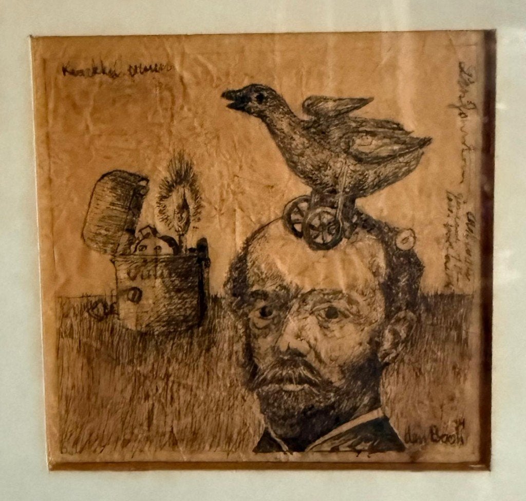 Vroeg werk van Theo den Boon  tekening, Antiek en Kunst, Kunst | Schilderijen | Klassiek, Ophalen