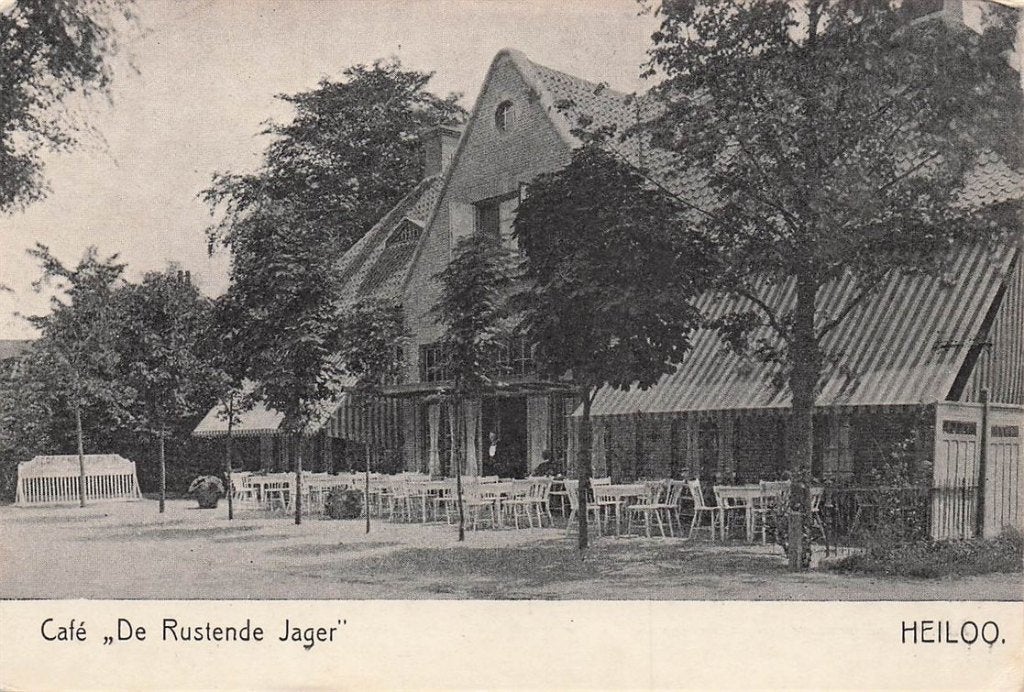702-497-029 Cafe De Rustende Jager Heiloo, Verzenden, Voor 1920, Noord-Holland