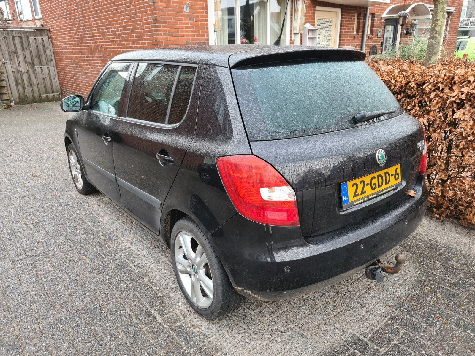 Skoda Fabia 1.4 16V 63KW 2008 Zwart, Voorwielaandrijving, 15 km/l, 40 €/maand, 4 cilinders