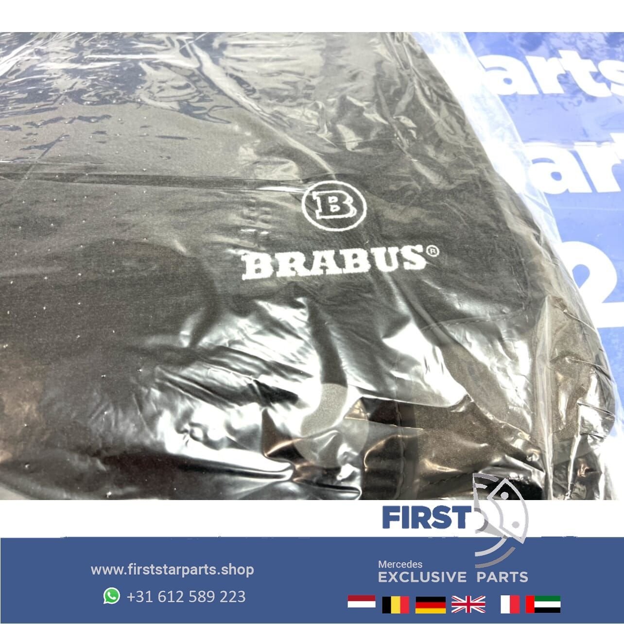 ORIGINELE BRABUS Mercedes VLOERMATTEN SET A35 A45 C43 C63 E6, Ophalen of Verzenden, -, -, -