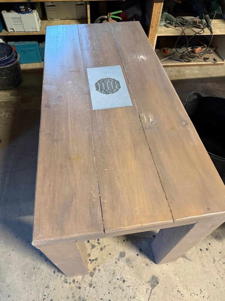 nette tafel met afzuiging voor nagelstudio, Ophalen, Gebruikt, 50 tot 100 cm, 50 tot 100 cm