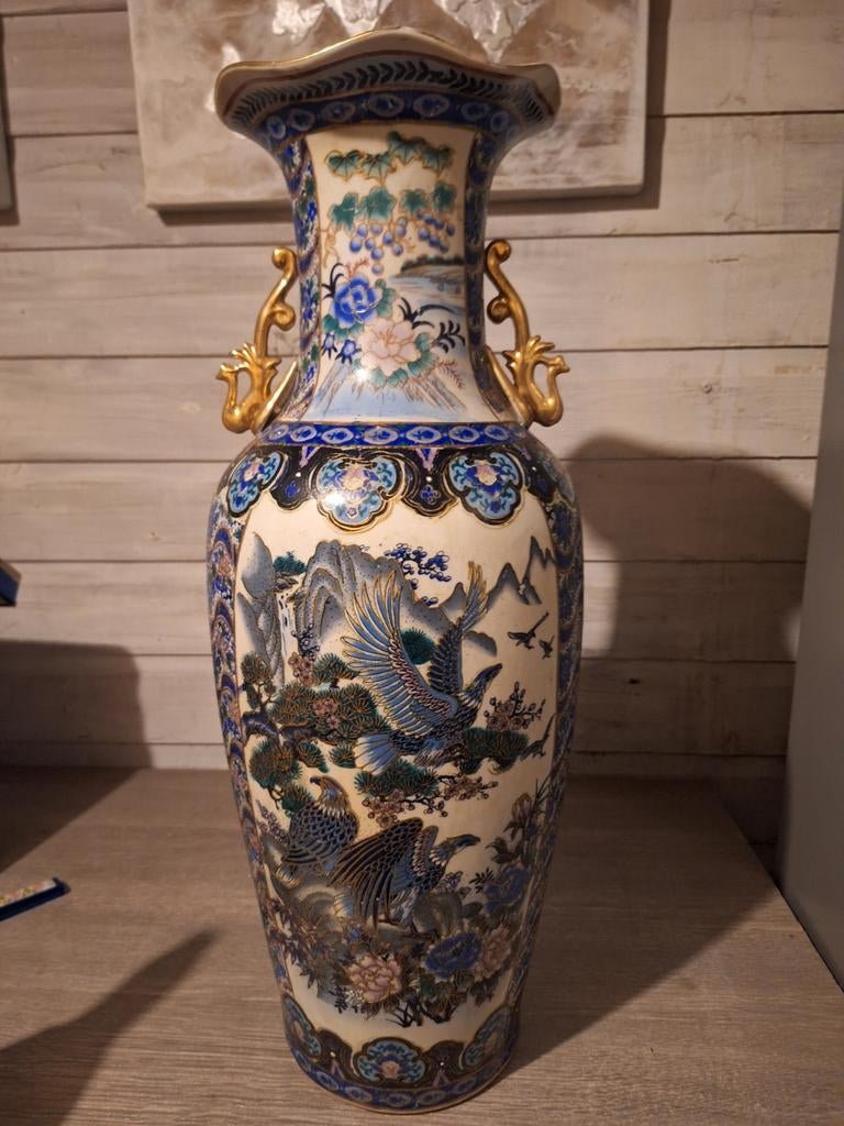 Vintage chinese vaas, Antiek en Kunst, Ophalen of Verzenden