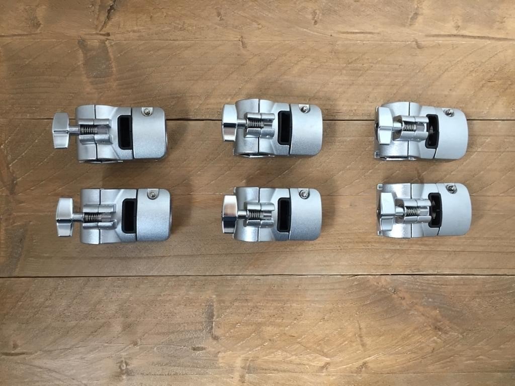 Roland MDS-25 Chroom drumrack buis klem (MDS25), Ophalen of Verzenden, Zo goed als nieuw, Drums of Percussie
