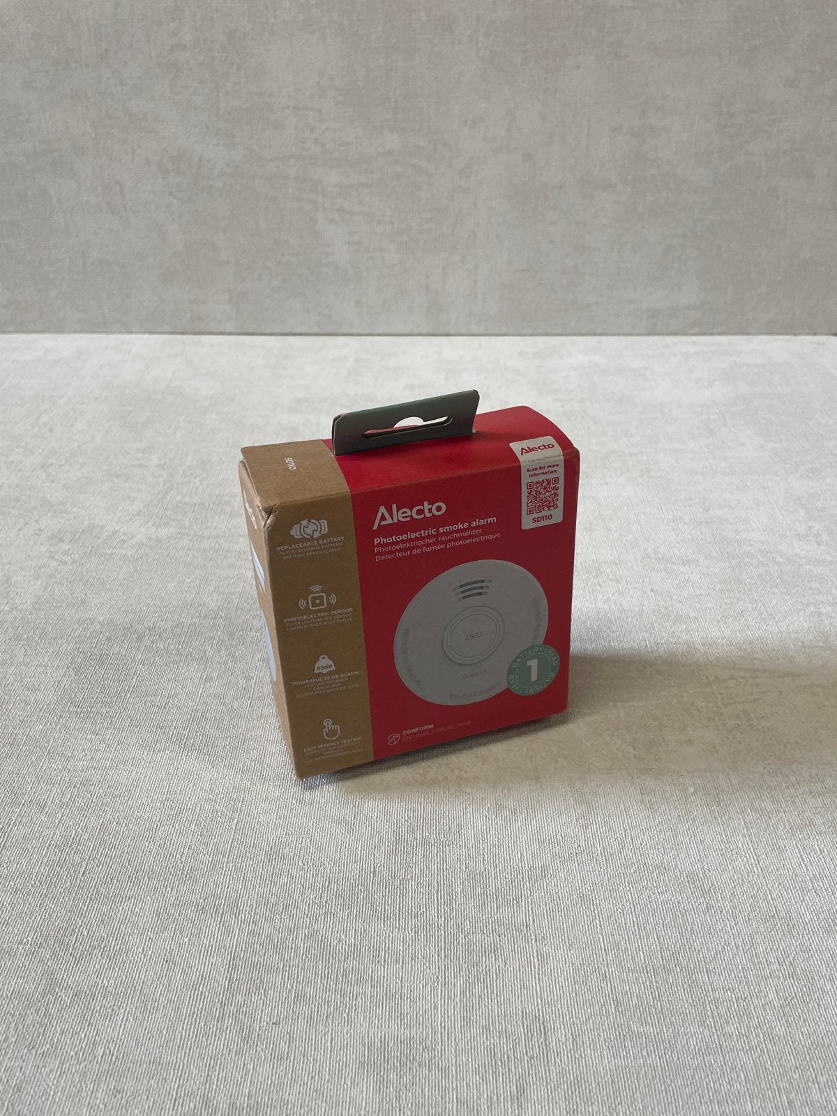Alecto Rookmelder SA-110 - Foto-elektrisch, Detector, Sensor of Melder, Info@alectohome.nl, Nieuw, Ophalen of Verzenden