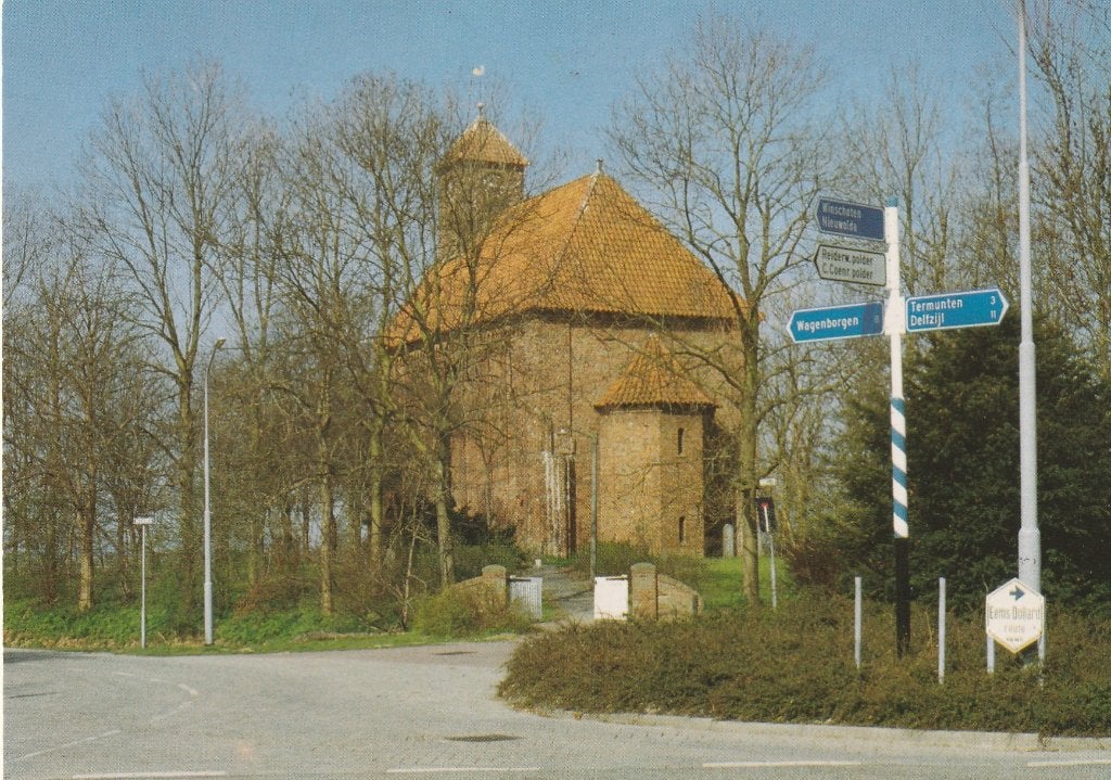 WOLDENDORP Ned. Herv. Kerk met ANWB Wijzer, Verzamelen, Verzenden, 1960 tot 1980, Ongelopen, Groningen
