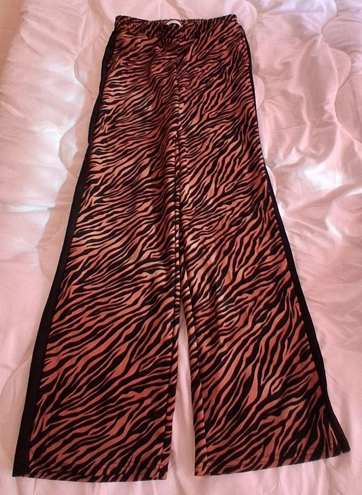 Leuke broek met zebraprint, Maat 38/40 (M), Bruin, Nieuw, Ophalen of Verzenden