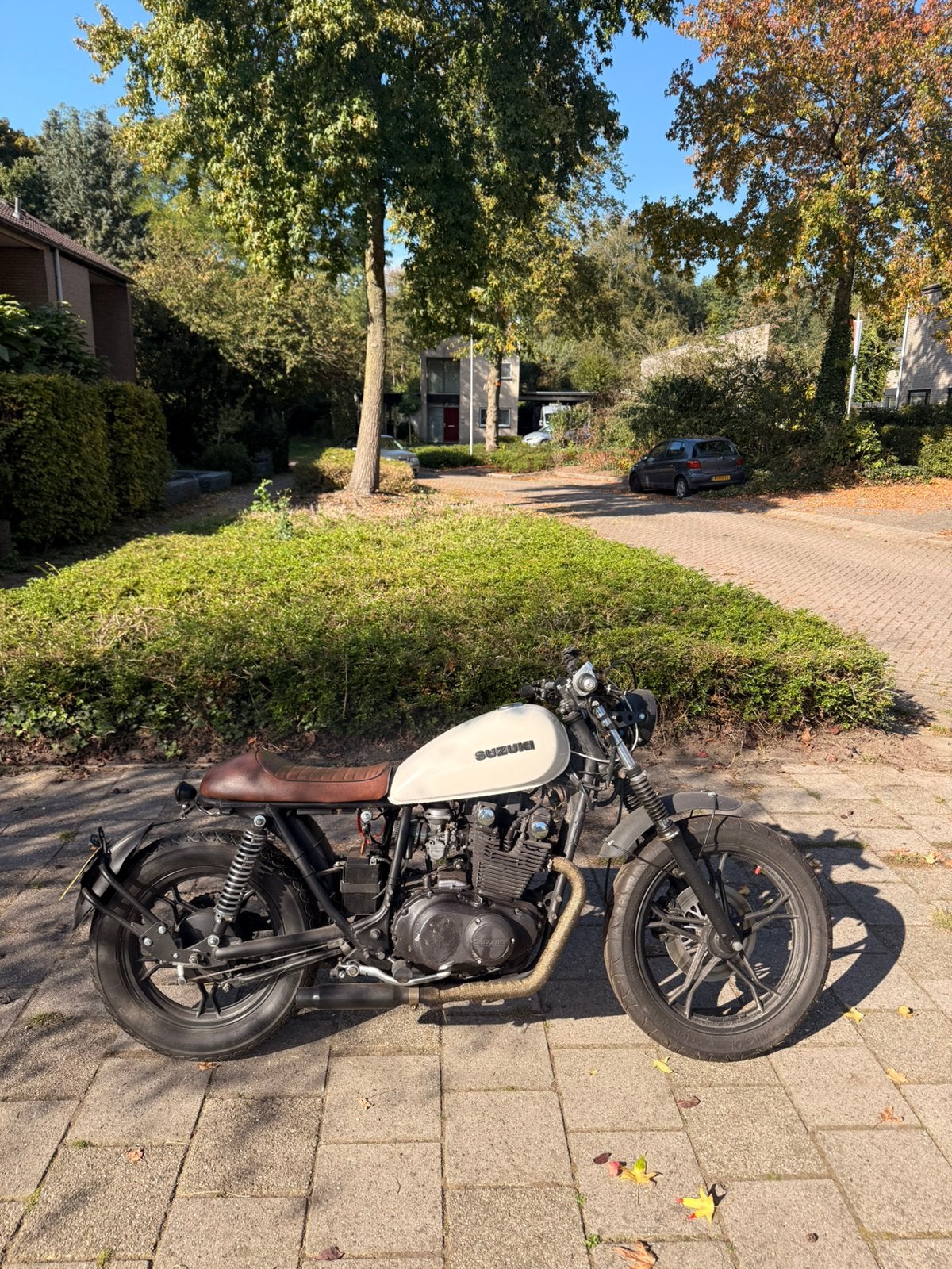Cafe racer Suzuki gs450L a2, 450 cc, 2 cilinders, Gebruikt, Minimaal motorrijbewijs A2