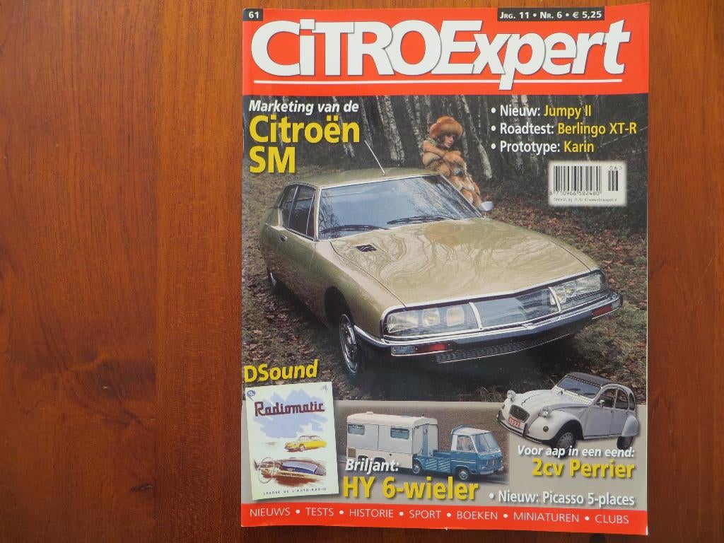 CitroExpert 61 Citroën SM, Jumpy II, Berlingo XT-R, 2CV, HY, Ophalen of Verzenden, Nieuw, Citroën