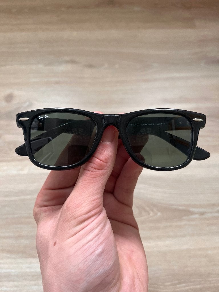 Ray-Ban Wayfarer Zonnebril RB2049 Zwart, Zonnebril, Verzenden, Zwart, Nieuw
