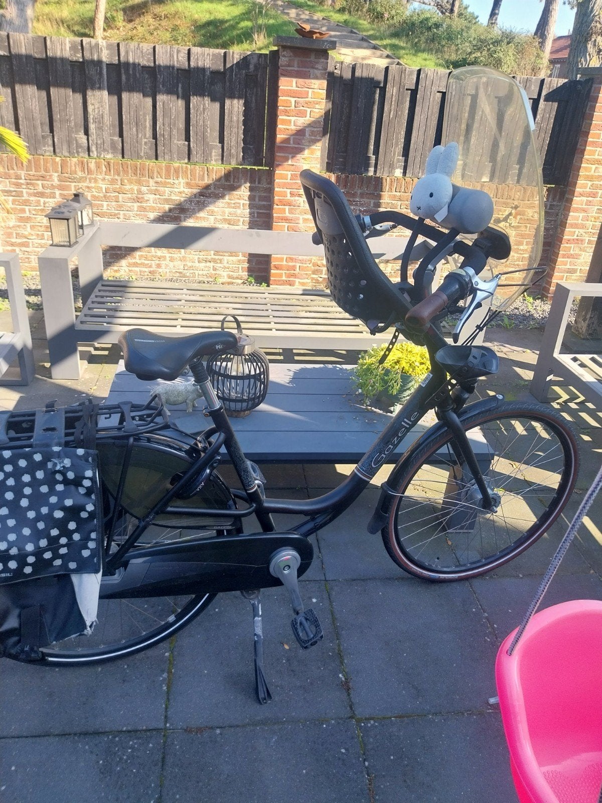 gazelle  bloom  moederfiets, Ophalen, 2 zitjes, 56 cm of meer, Zo goed als nieuw