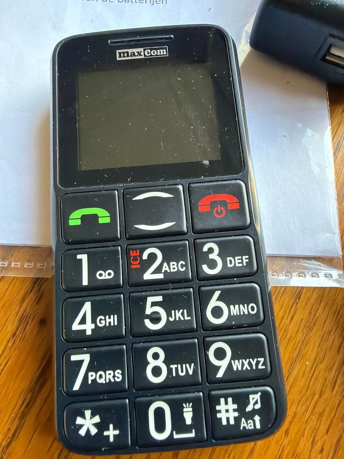 Maxcom MM432BB seniorentelefoon - Zo goed als nieuw, Geen camera, Ophalen of Verzenden, Zo goed als nieuw, Klassiek of Candybar