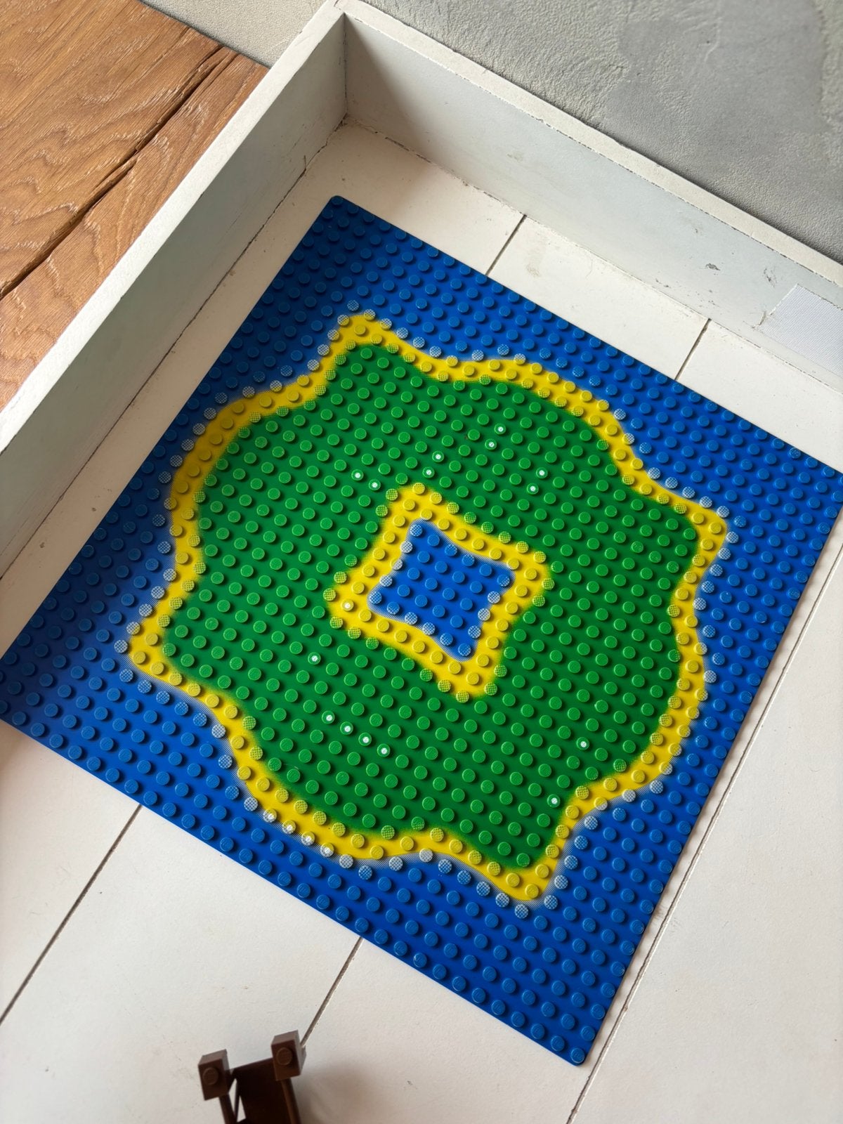 Lego piraten eiland 6270 grondplaat, Ophalen of Verzenden, Gebruikt