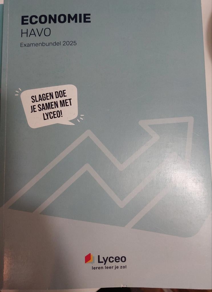 Examenbundel Economie HAVO 2025 - Lyceo, Boeken, Schoolboeken, Ophalen of Verzenden, Zo goed als nieuw, HAVO, Economie