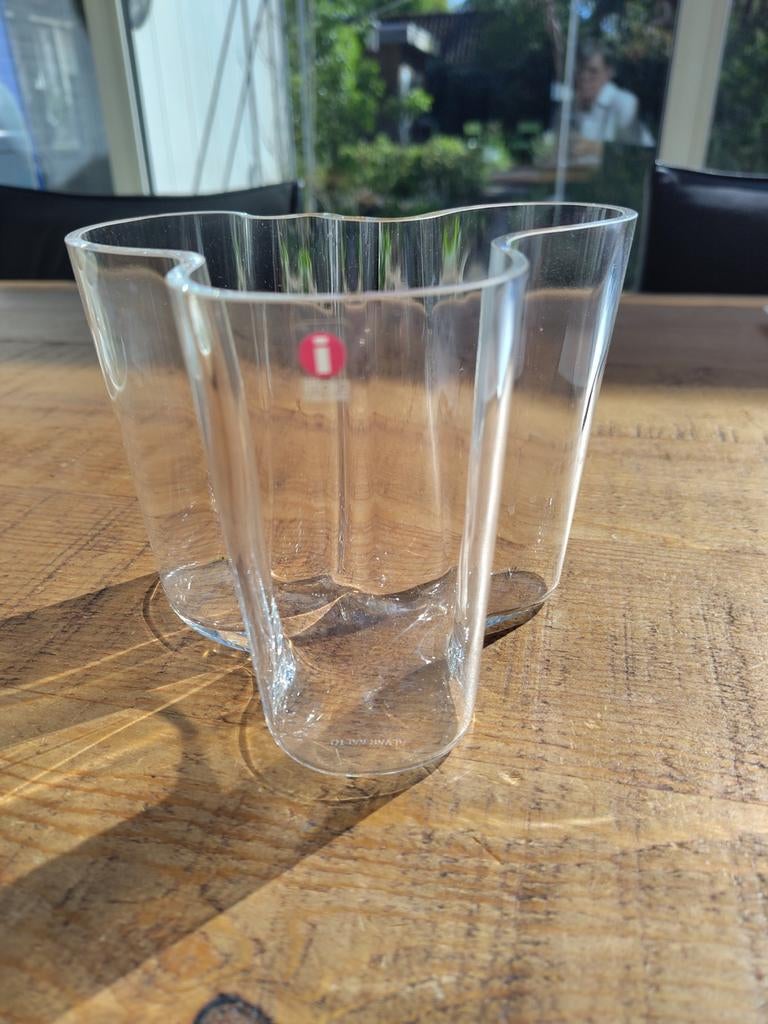 vaas iittala aalto SAVOY 12 cm hoog, Overige kleuren, Nieuw, Ophalen of Verzenden, Glas